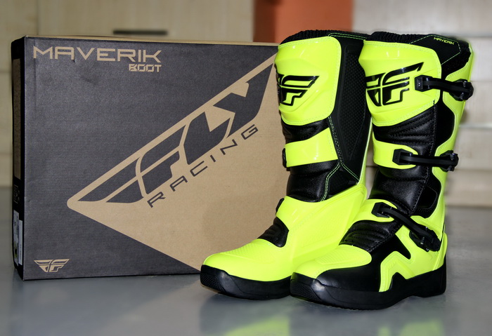 Мотоботы FLY Racing MAVERIK черно-желтые