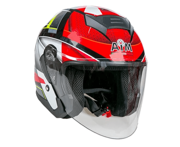 Шлем AiM JK526 Red/Grey/Black