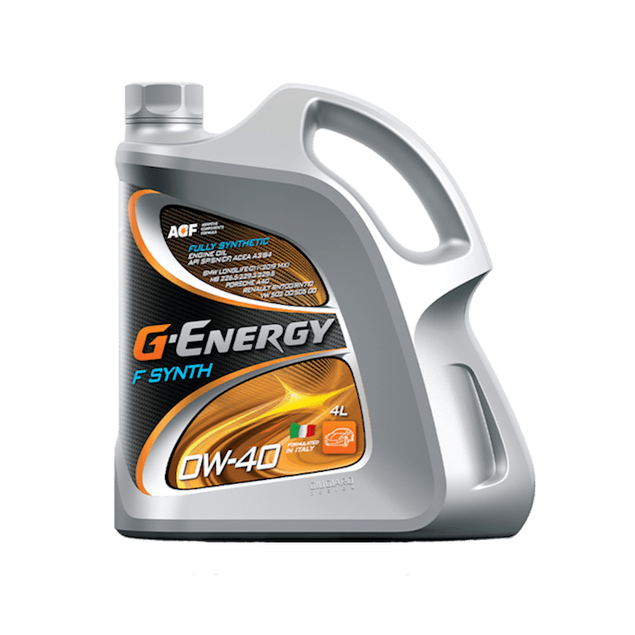 Моторное масло G-Energy F Synth 0W-40 4Т синтетическое (4L)