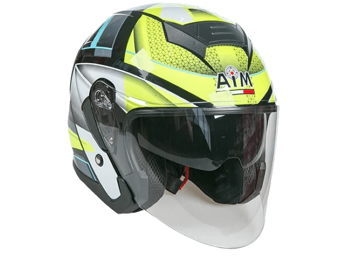 Шлем AiM JK526 Yellow/Grey/Black
