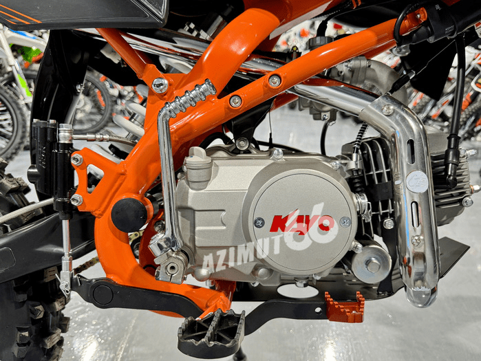 Питбайк KAYO EVOLUTION K125EM 17/14 KRZ (механ. сцепл., эл. стартер 2024 г.)