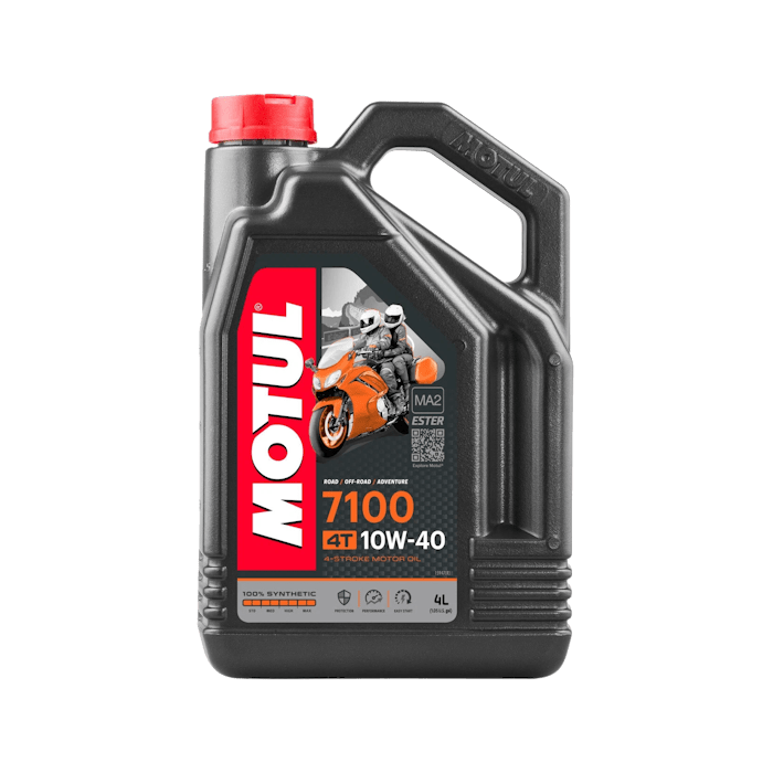 Cинтетическое моторное масло MOTUL 7100 10W-40 4T / 4л