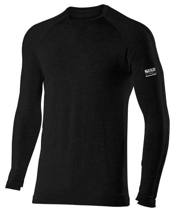 Термокофта SIXS TS2 MERINOS WOOL Black