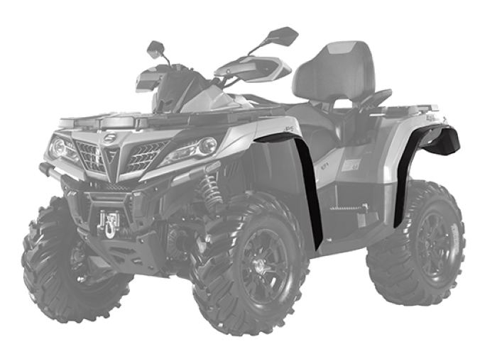 Расширители колесных арок на CFMOTO X8 H.O. EPS / X10 EPS (40.0371)