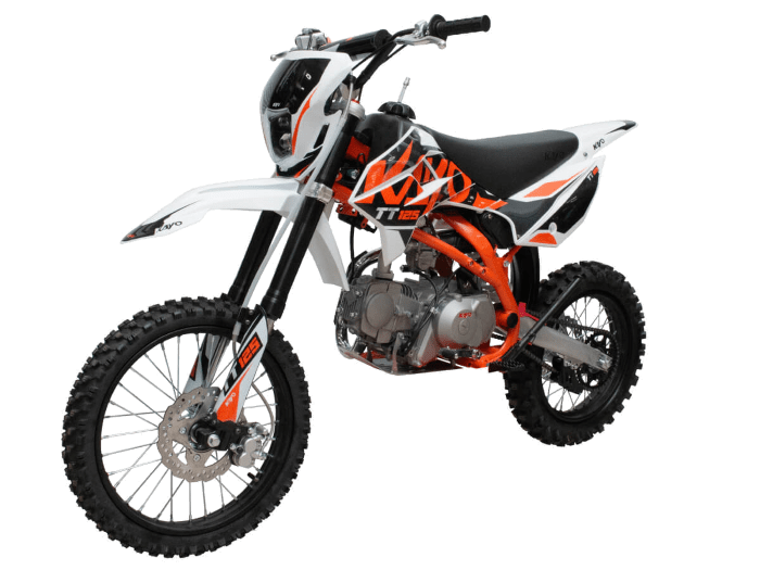 Питбайк KAYO BASIC K125EM 17/14 KRZ (механ. сцепл., эл. стартер 2024 г.)