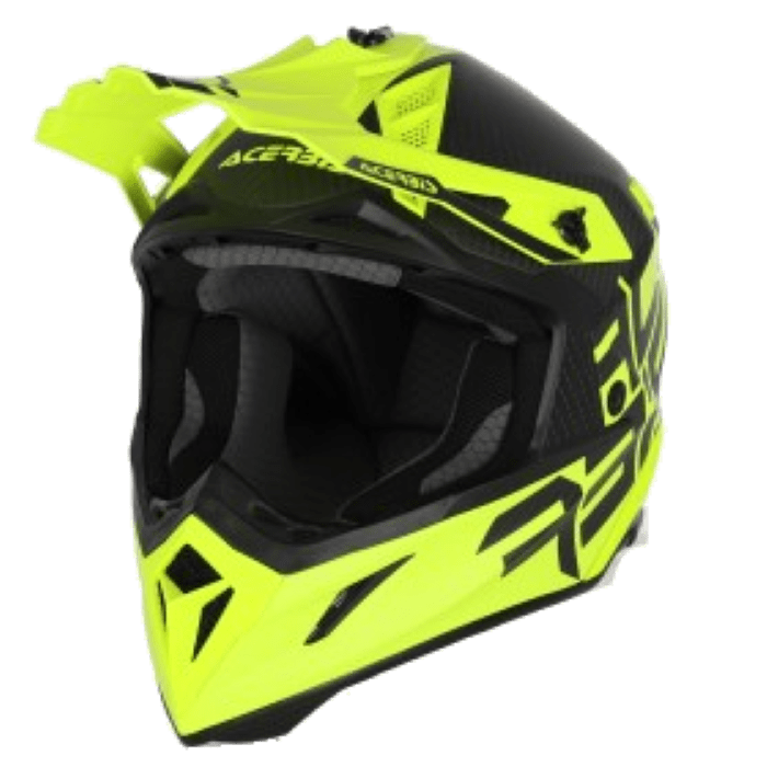 Шлем Acerbis STEEL CARBON Yellow Fluo