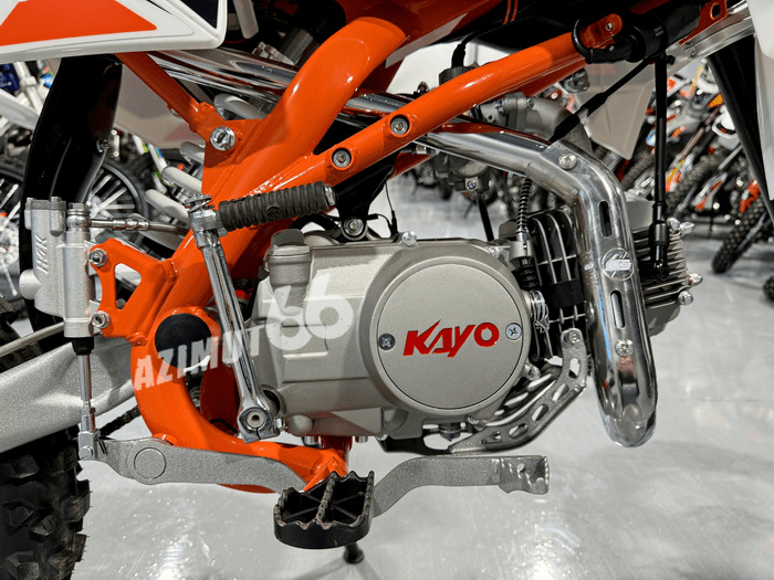 Питбайк KAYO BASIC K125 17/14 KRZ (механ. сцепл., кикстартер, 2024 г.)