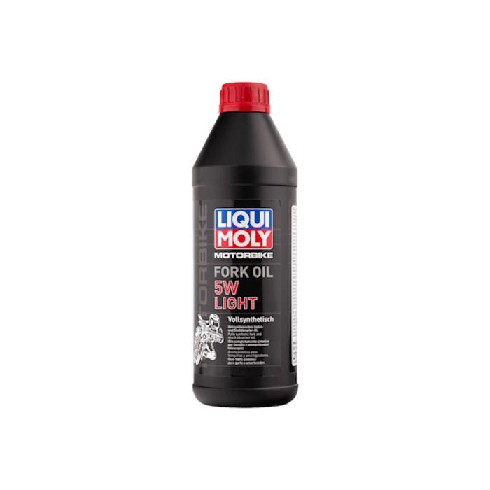 Синтетическое масло для вилок и амортизаторов LIQUI MOLY Motorbike Fork Oil Light 5W / 1л