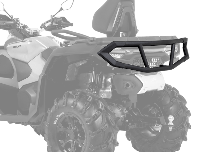 Бампер задний для CFORCE 800 HO EPS NEW/800 HO EPS LTD/1000 EPS NEW/1000 EPS LTD арт.CF.RR.002.0224
