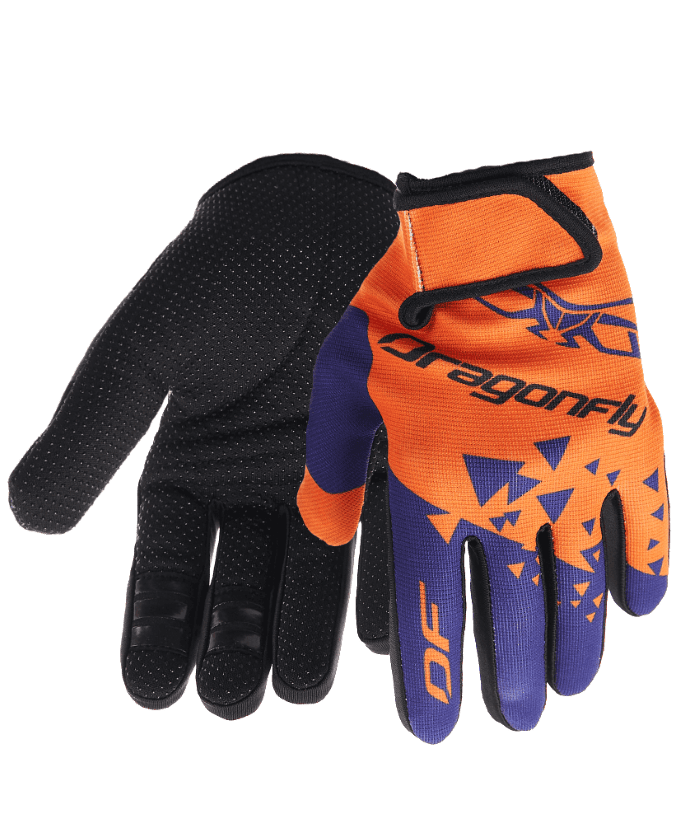 Перчатки DF CROSS Orange - Ultramarine