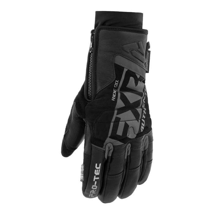 Перчатки FXR PRO-TEC LEATHER / Вlack