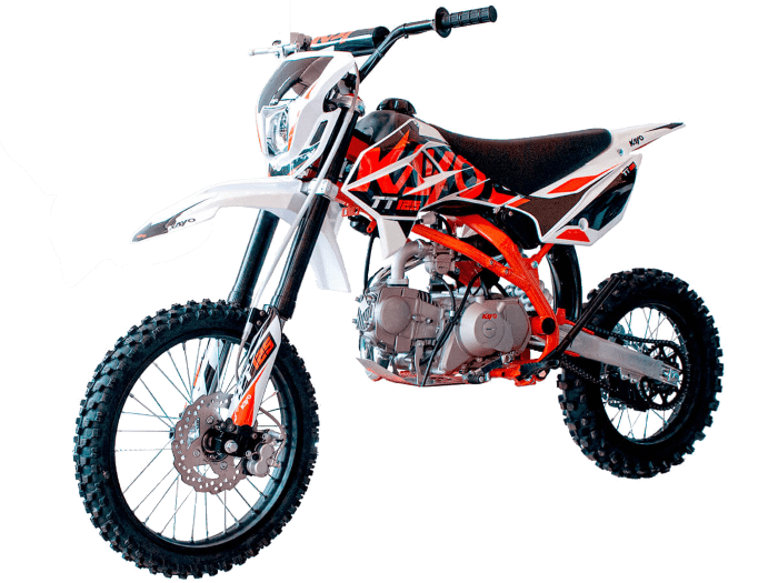 Питбайк KAYO BASIC K125EA 17/14 KRZ (п/автомат, эл. стартер 2024 г.)