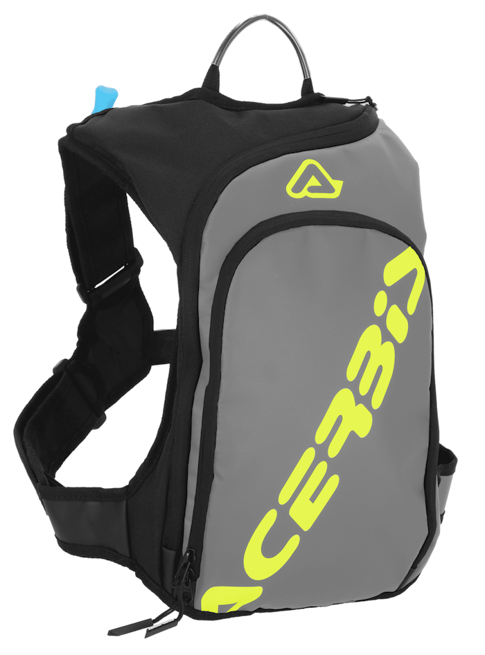 Рюкзак с гидропаком Acerbis SATHER LOGO BACKPACK черно-серый