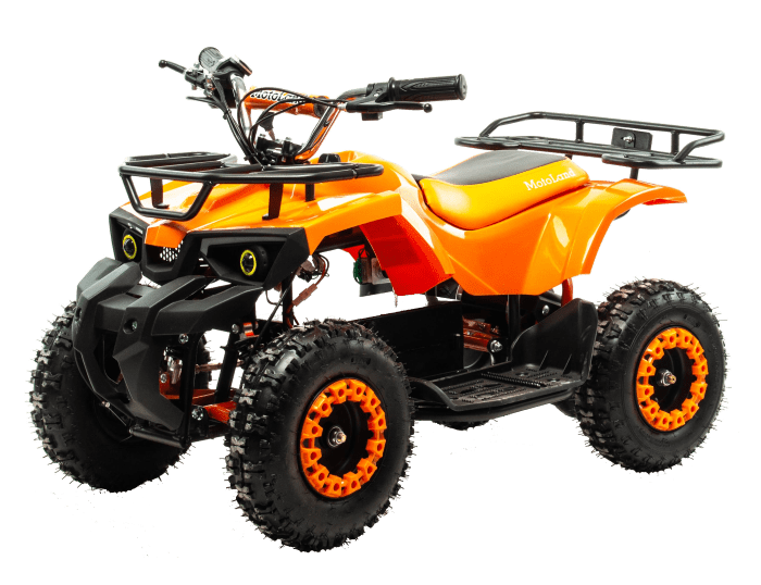 Детский электрический квадроцикл Motoland ATV E008 800Вт оранжевый