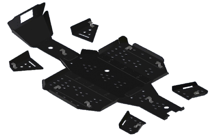 Пластиковая защита днища для CFORCE 600 EPS