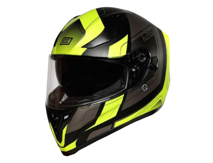 Шлем интеграл Origine STRADA Graviter черный/Hi-Vis желтый матовый