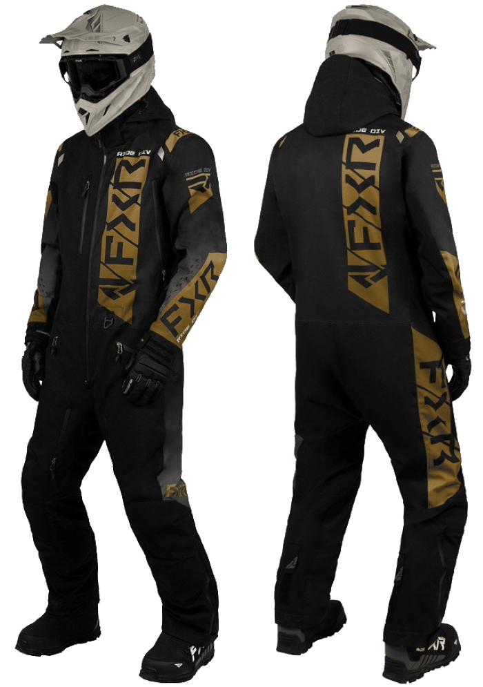 Комбинезон FXR Helium с утеплителем (Black/Canvas)
