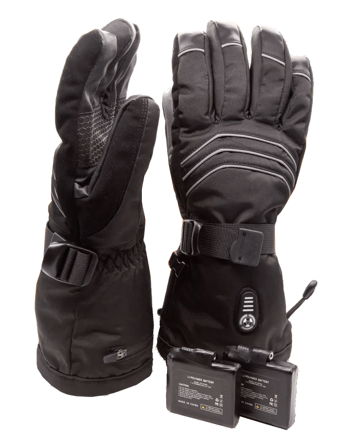 Перчатки зимние RSX Icemax (с подогревом), черный