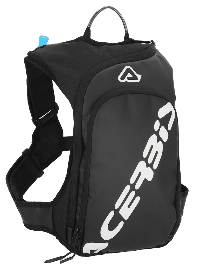 Рюкзак с гидропаком Acerbis SATHER LOGO BACKPACK черно-белый