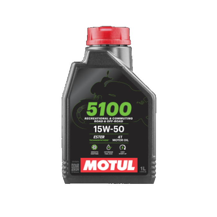 Полусинтетическое моторное масло MOTUL 5100 15W-50 4T / 1л