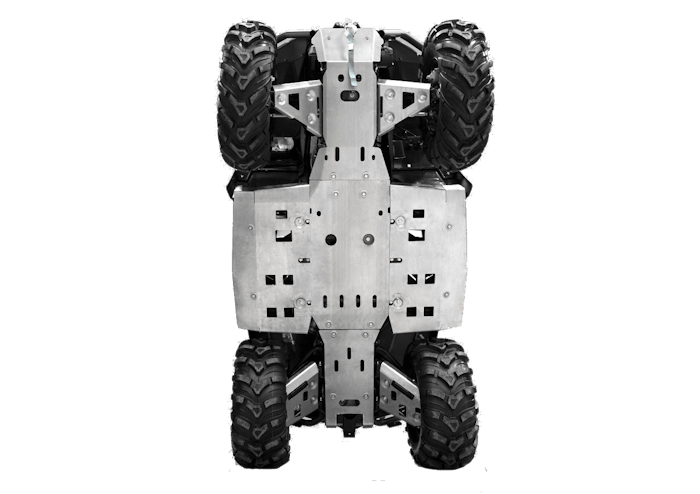 Защита днища для CFMOTO CFORCE 600 (2020) (6 частей) + комплект крепежа (арт. 12.1.10)