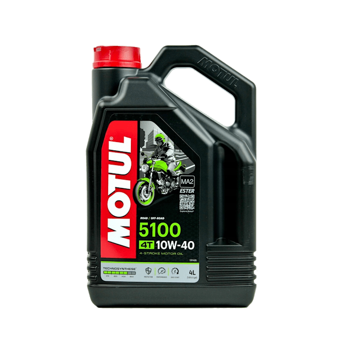 Полусинтетическое моторное масло MOTUL 5100 10W-40 4T / 4л