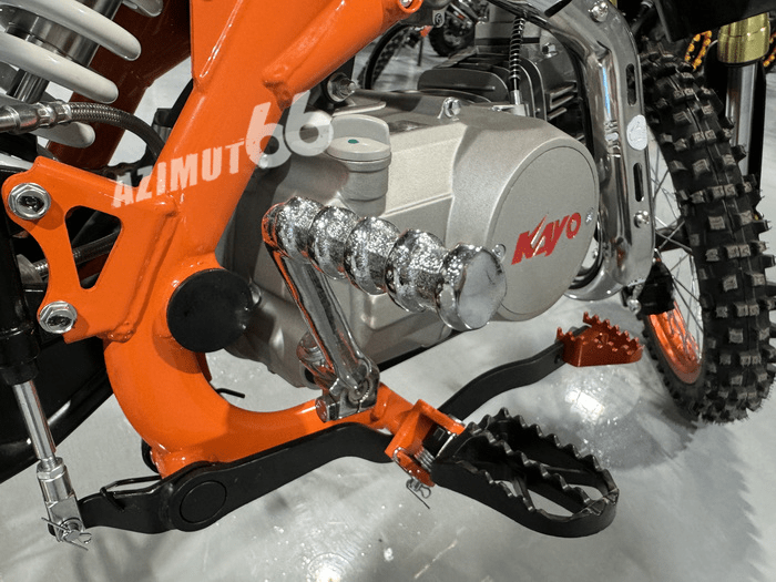 Питбайк KAYO EVOLUTION K125EM 17/14 KRZ (механ. сцепл., эл. стартер 2024 г.)