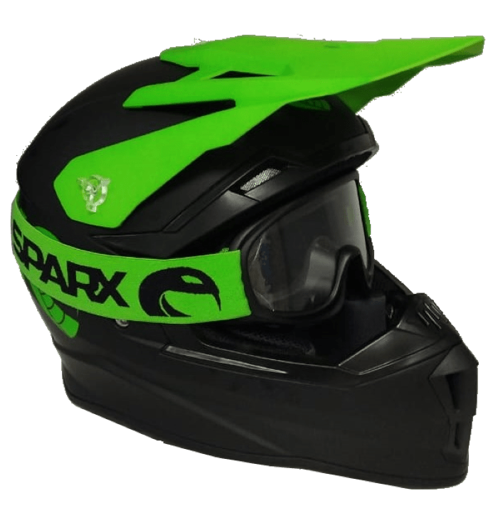 Шлем детский Sparx Recrut (HL169) ver.2 чёрно-зеленый