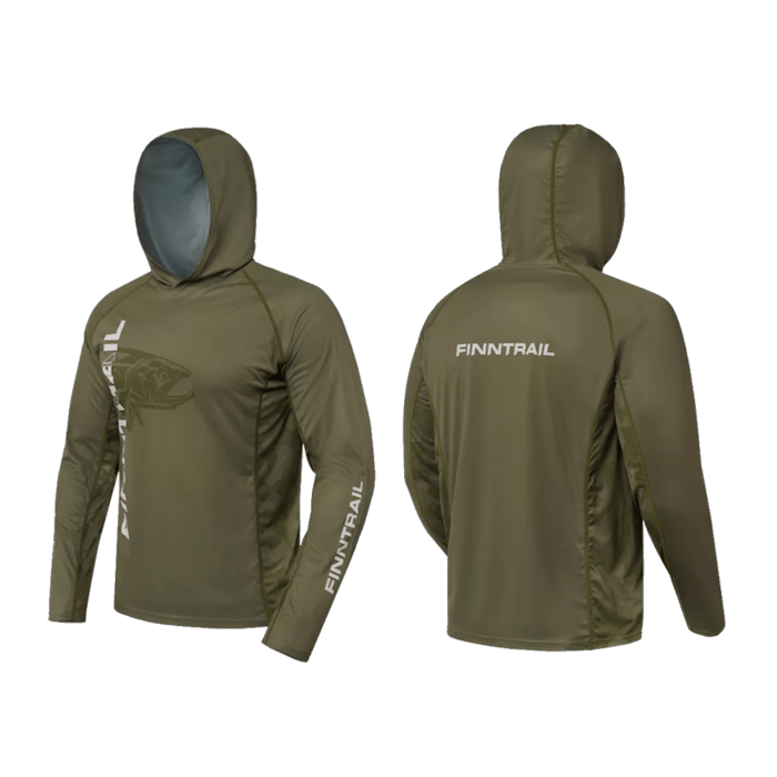 Лонгслив Finntrail WAVE BIG FISH KHAKI 6609